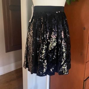 NWT French Connection Sequined Pleat Skirt